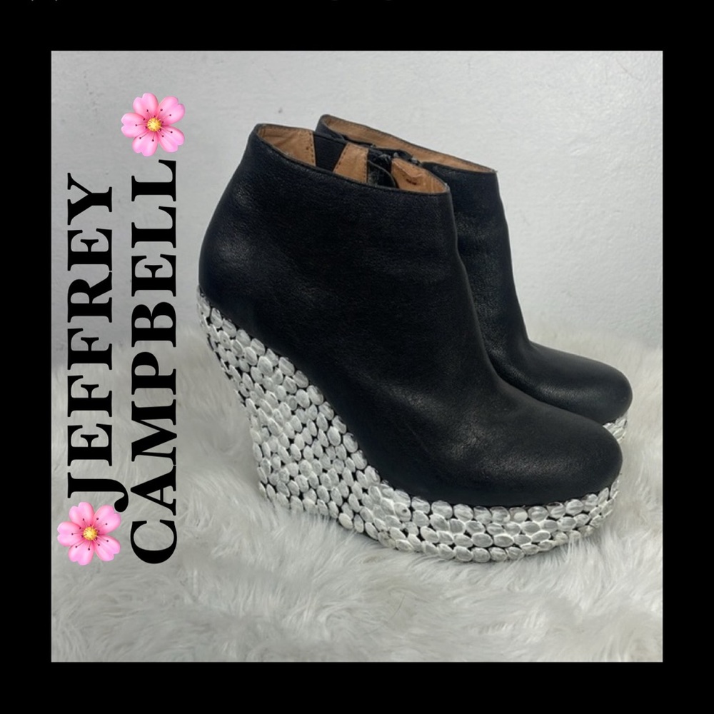 JEFFREY CAMPBELL ANKLE TICKs PLATFORMS